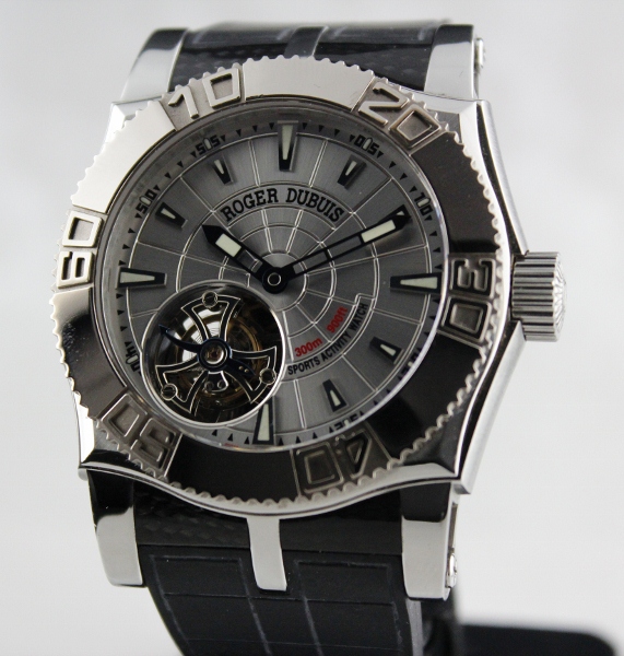 (image for) Roger Dubuis 18K White Gold & Steel Easy Diver Tourbillion